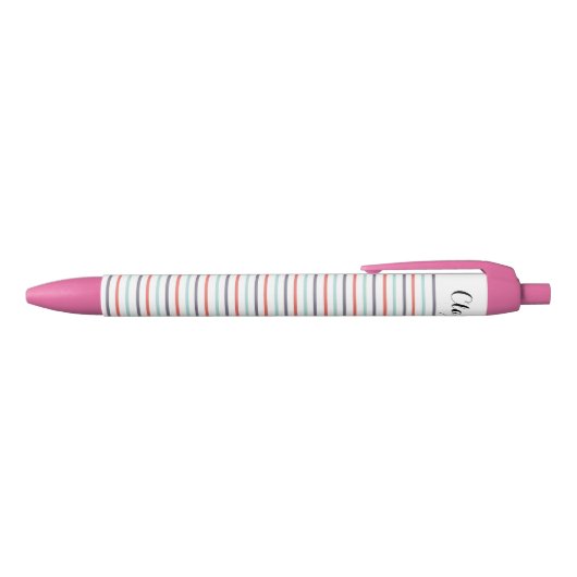 Personalized Striped Pen (Bovenkant)