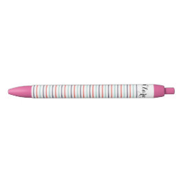 Personalized Striped Pen