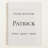 Personalized Study Planner Aesthetic StudentWeekly (Voorkant)