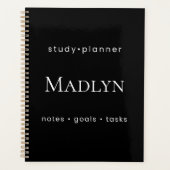Personalized Study  Weekly Planner  (Voorkant)