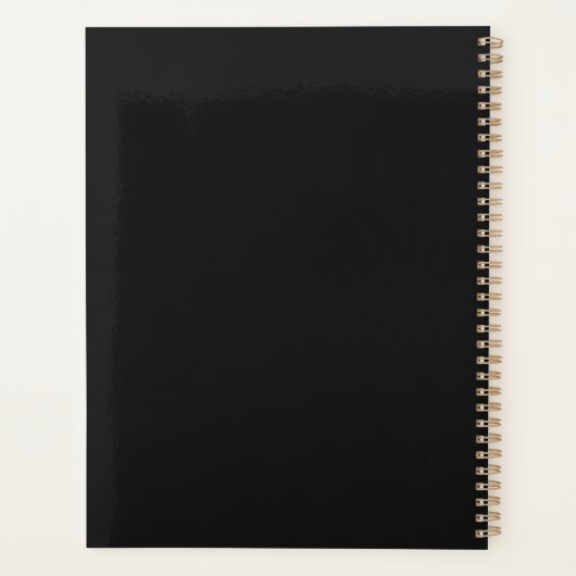 Personalized Study  Weekly Planner  (Achterkant)