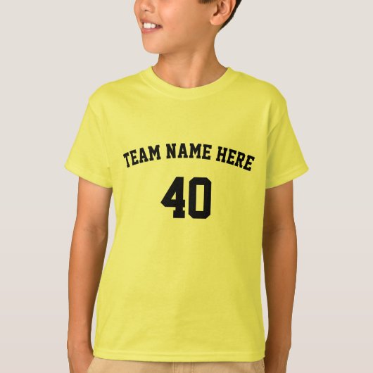 Personalized  Style Team Name  Baseball Shirt  (Voorkant)