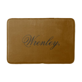 Personalized Stylish Bath Mat with Custom Name Des