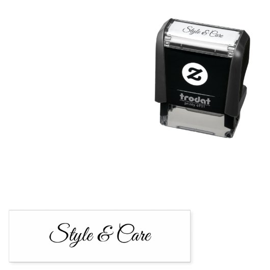 Personalized Stylish Font Self-Inking Name Stamp Zelfinktende Stempel (In situ)