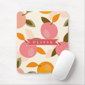 Personalized Summer Colorful Strawberry Pattern Muismat (Met muis)