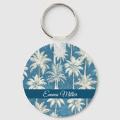 Personalized Summer on the Beach Sleutelhanger (Voorkant)