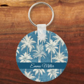 Personalized Summer on the Beach Sleutelhanger (Voorkant)