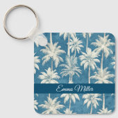 Personalized Summer on the Beach Sleutelhanger (Voorkant)