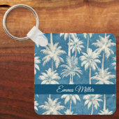 Personalized Summer on the Beach Sleutelhanger (Voorkant)