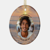 Personalized Sunset Memorial Ornament (Rechts)