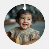 Personalized Super Grover | Custom Name & Photo Metalen Ornament (Achterkant)