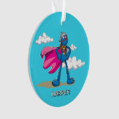 Personalized Super Grover | Custom Name & Photo Ornament (voorkant)