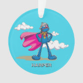 Personalized Super Grover | Custom Name & Photo Ornament (voorkant)