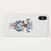 Personalized Super Mom with Son and Daughter Gift Case-Mate iPhone Case (Achterkant (horizontaal))