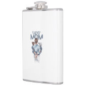 Personalized Super Mom with Son and Daughter Gift Heupfles (Links)