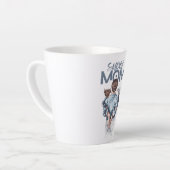 Personalized Super Mom with Son and Daughter Gift Latte Mok (Linkerhoek)