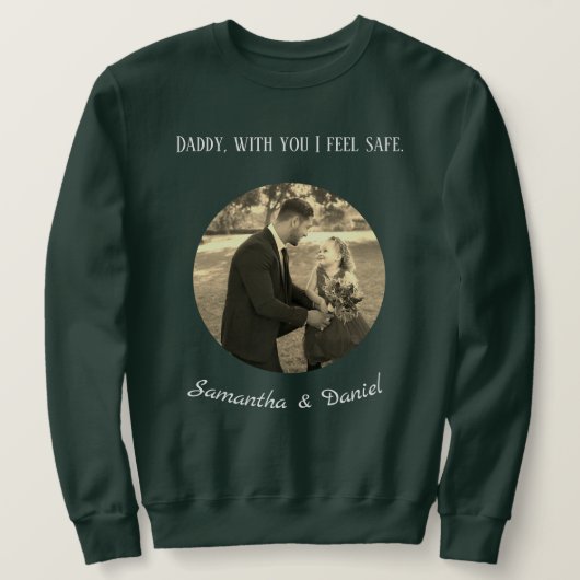 Personalized sweatshirt for dad, father's day. (Design voorkant)