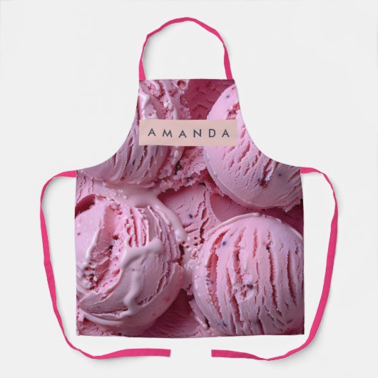 Personalized Sweet Purple Ice Cream Dream Schort (Voorkant)