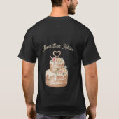 personalized-T-Shirt - Custom Name Baker Gift T-shirt (Achterkant)