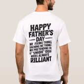 Personalized T-shirt Father's Day (Achterkant)