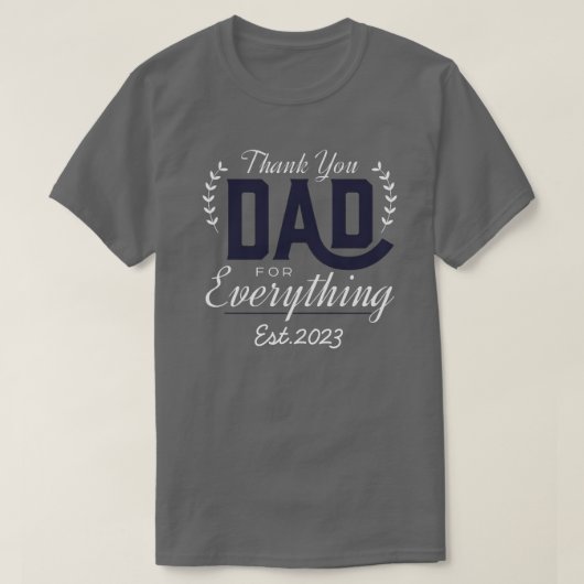 Personalized T-shirt for dad with children's names (Design voorkant)