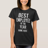 PERSONALIZED T-Shirt VOOR WERKNEMER VAN HET JAAR (Voorkant)