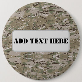 Personalized Tactical Military Camo Ronde Button 6,0 Cm
