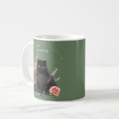 Personalized Taurus Cat Mug with Name Koffiemok (Voorkant links)