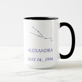 Personalized Taurus Constellation Mug - Custom Sta Mok
