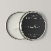 Personalized Tea Light Candle Label Round Sticker