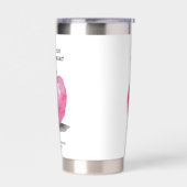 Personalized Teacher Appreciation Apple Thank you Geïsoleerde Drinkbeker (Links)