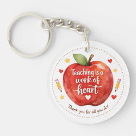 Personalized Teacher Appreciation Keychain
