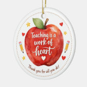 Personalized Teacher Appreciation Ornament (Links)