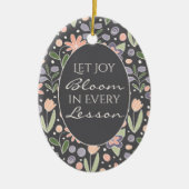 Personalized Teacher Appreciation Ornament (Voorkant)