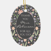 Personalized Teacher Appreciation Ornament (Achterkant)