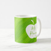 Personalized Teacher Gift, Apple Teacher Gifts, Koffiemok (Voorkant rechts)