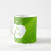 Personalized Teacher Gift, Apple Teacher Gifts, Koffiemok (Voorkant links)