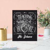 Personalized Teacher Gift Poster – Classroom Decor (Huwelijk)