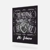 Personalized Teacher Gift Poster – Classroom Decor (Hoek)