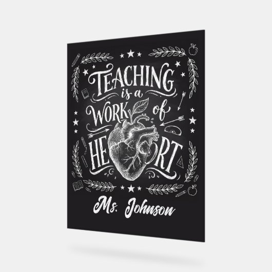 Personalized Teacher Gift Poster – Classroom Decor (Hoek)