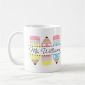 Personalized Teacher Name Teacher Appreciation Koffiemok (Links)