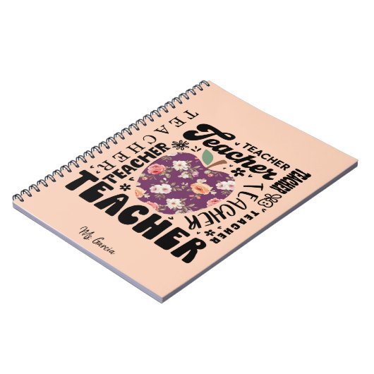 Personalized Teacher Notebook Notitieboek (Linkerzijde)