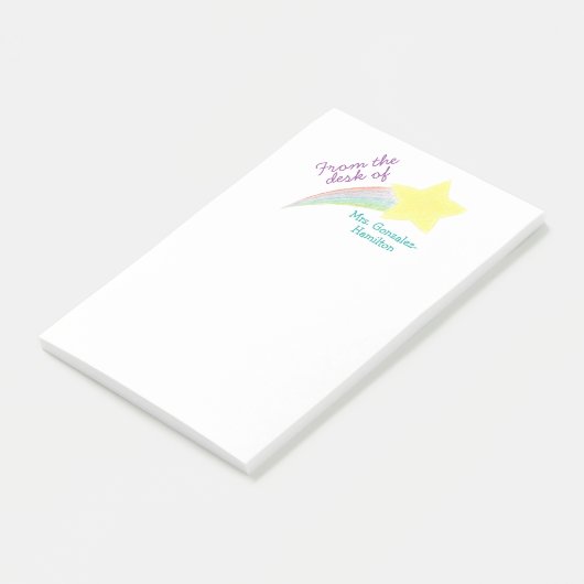 Personalized Teacher Post-It Notes (Schuin)