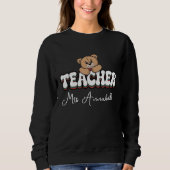 Personalized teacher Retro style  design  Trui (Voorkant)