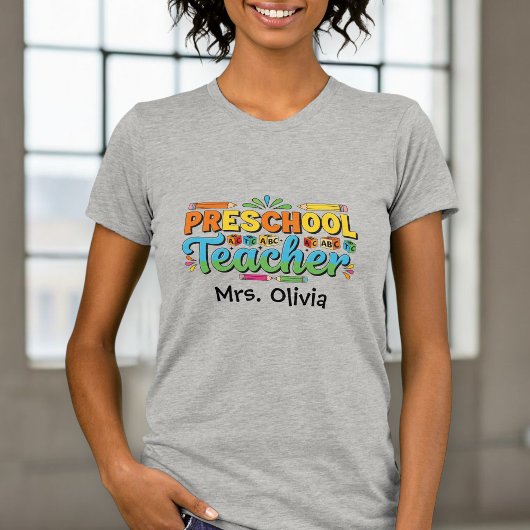 Personalized Teacher Shirt, Custom Teacher Shirt