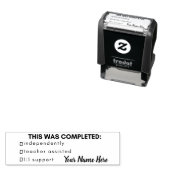 Personalized Teacher Stamp EC Staff Gift Zelfinktende Stempel (In situ)