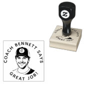 Personalized Teacher Stamp With Custom Photo Stamp Rubberstempel (Gestempeld)