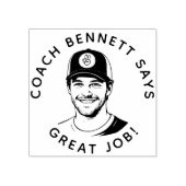 Personalized Teacher Stamp With Custom Photo Stamp Rubberstempel (Afrduk)