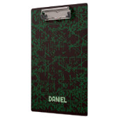 Personalized Tech Circuit Modern Clipboard Klembord (Links)