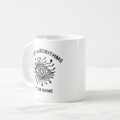 Personalized Tech Mug with Custom Text Koffiemok (Voorkant links)